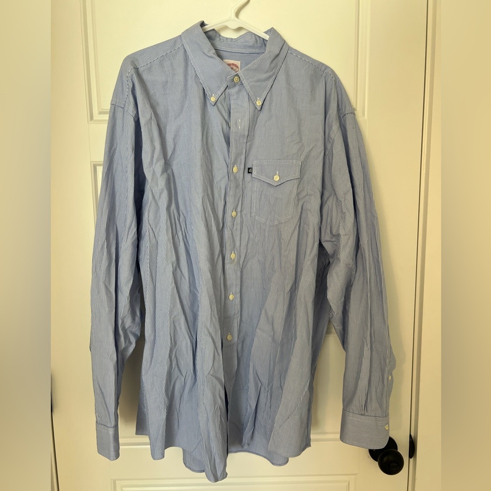Pine stripe 346 by Brooks Brothers Shirt